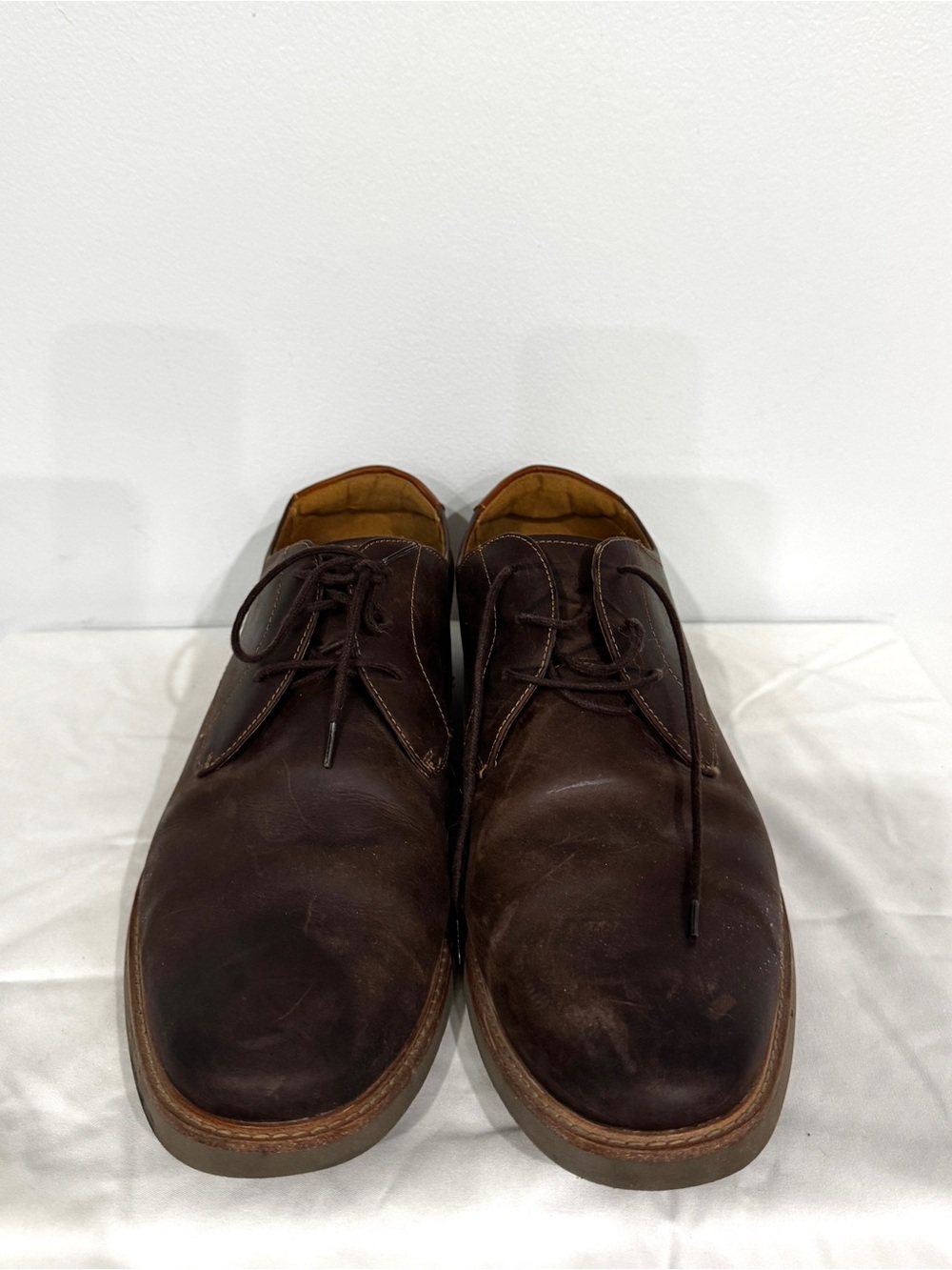 Florsheim Brown Leather Chukka Lace-Up Boots